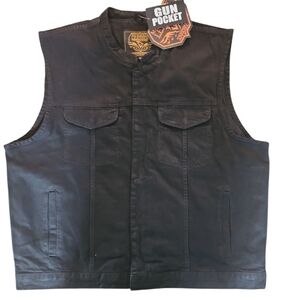 Milwaukee Leather denim vest.